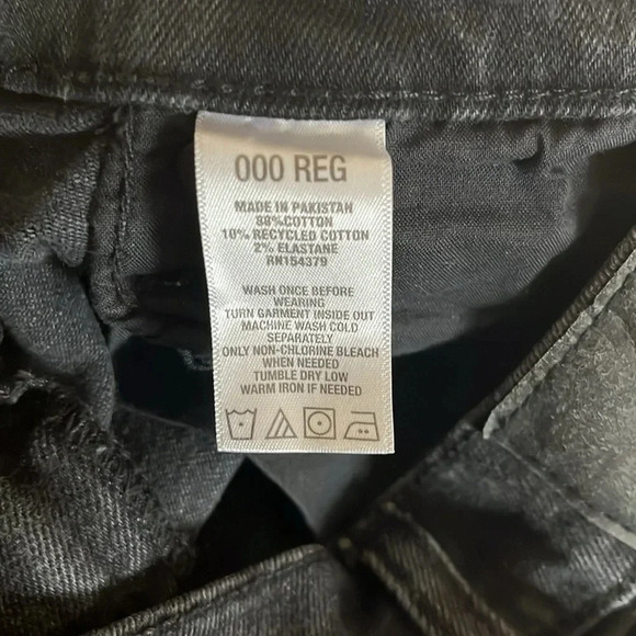 AEROPOSTALE Juniors Kids pre-teens High Rise curvy mom regular length size 000R - Picture 9 of 9